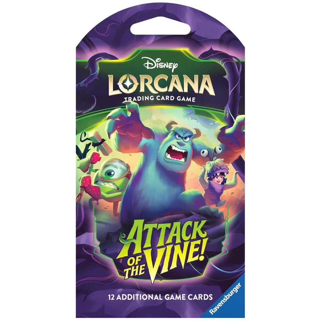 Lorcana Attack Of The Vine Sleeved Booster Pack